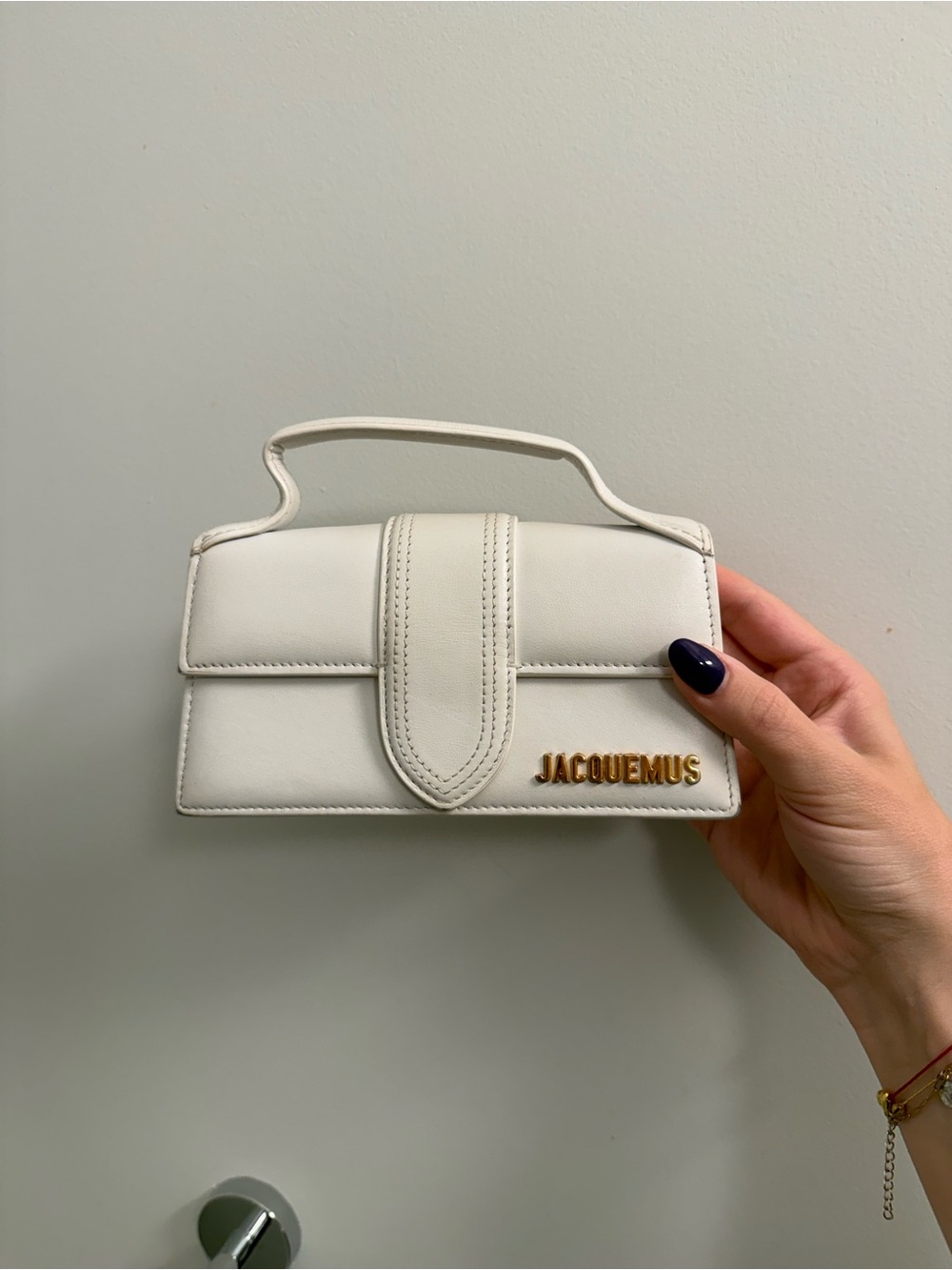 Jacquemus White The Bambino Bag